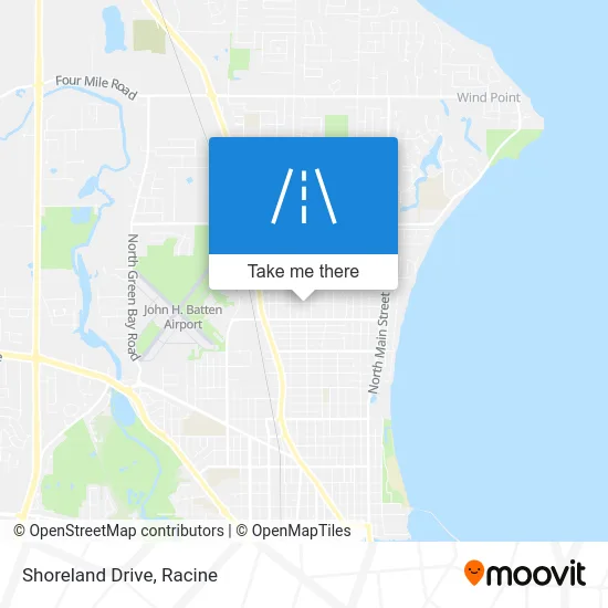 Shoreland Drive map