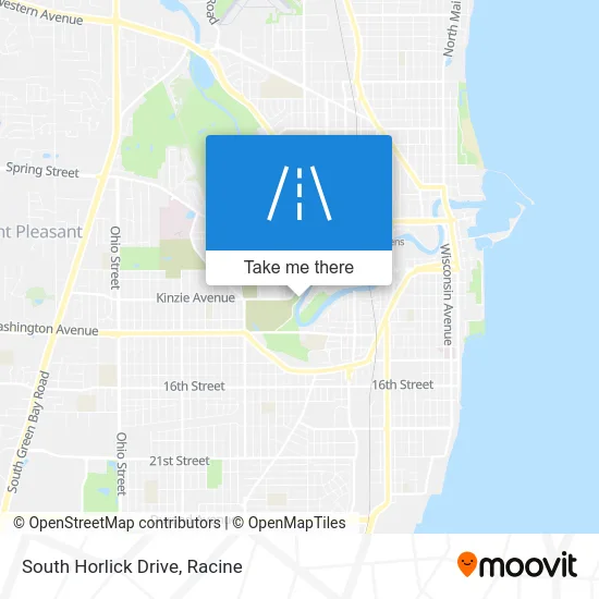 South Horlick Drive map