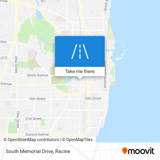 South Memorial Drive map