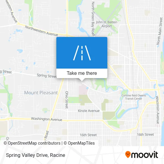 Spring Valley Drive map