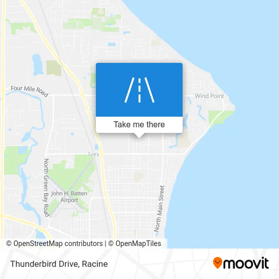 Thunderbird Drive map