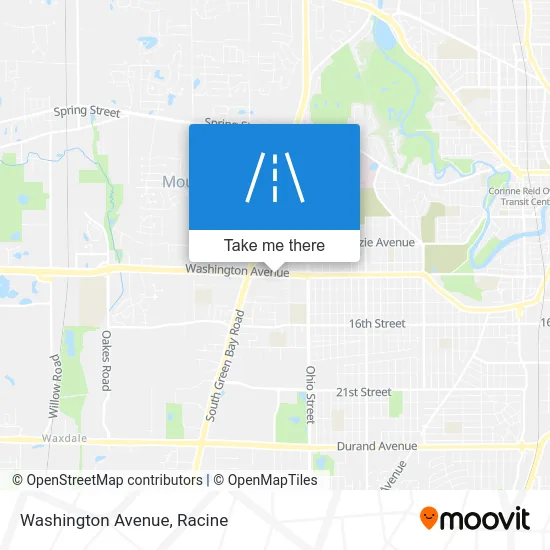 Washington Avenue map