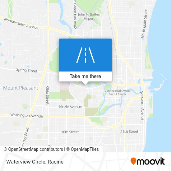 Waterview Circle map