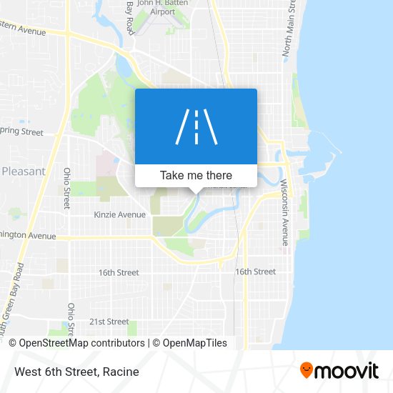 Mapa de West 6th Street