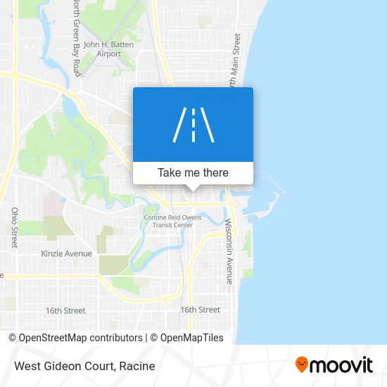 West Gideon Court map