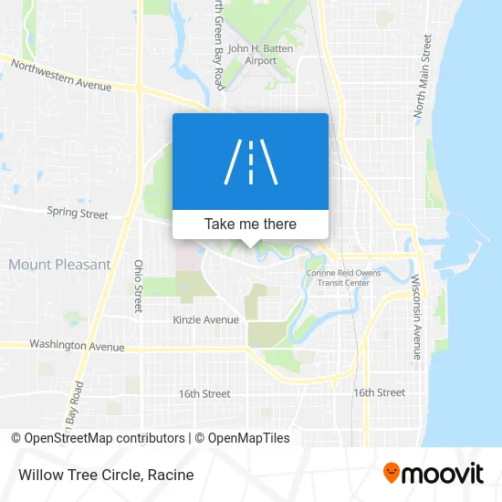 Willow Tree Circle map