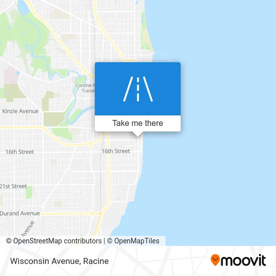 Wisconsin Avenue map