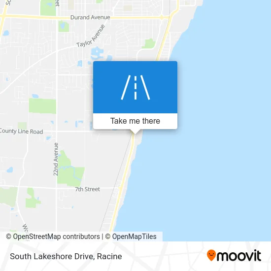 South Lakeshore Drive map