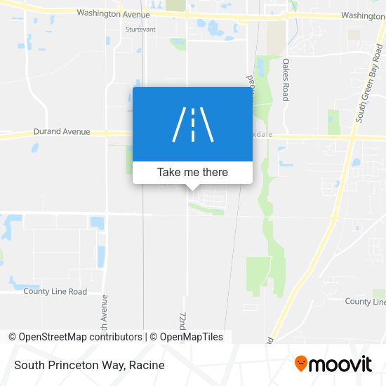 South Princeton Way map