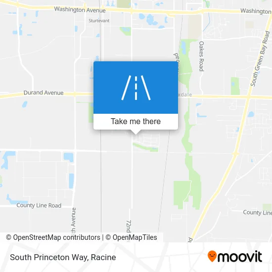 South Princeton Way map