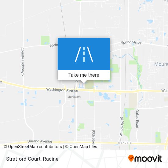Mapa de Stratford Court