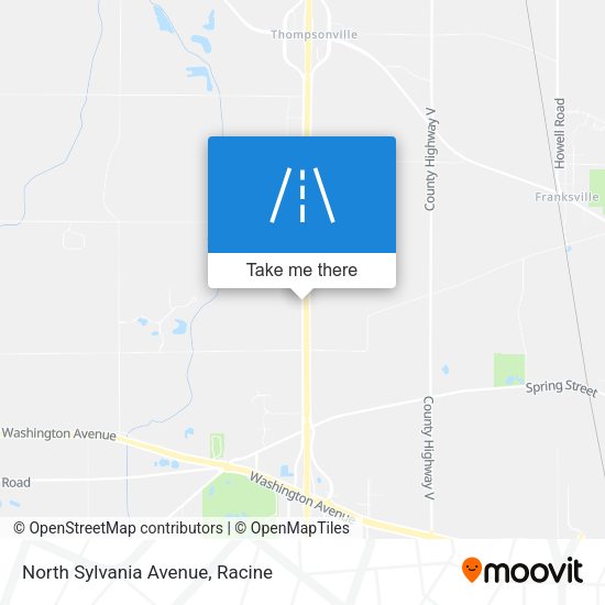 Mapa de North Sylvania Avenue