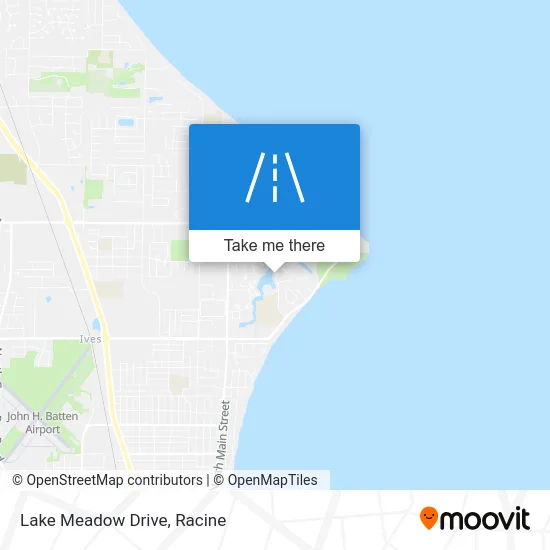 Lake Meadow Drive map