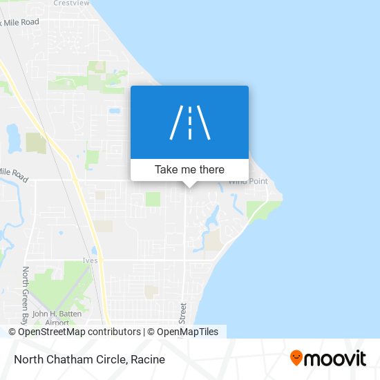 North Chatham Circle map