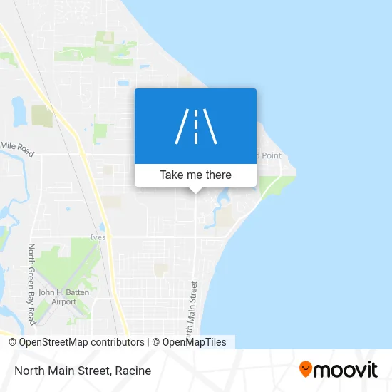 North Main Street map