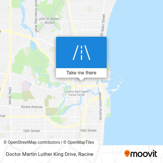 Doctor Martin Luther King Drive map