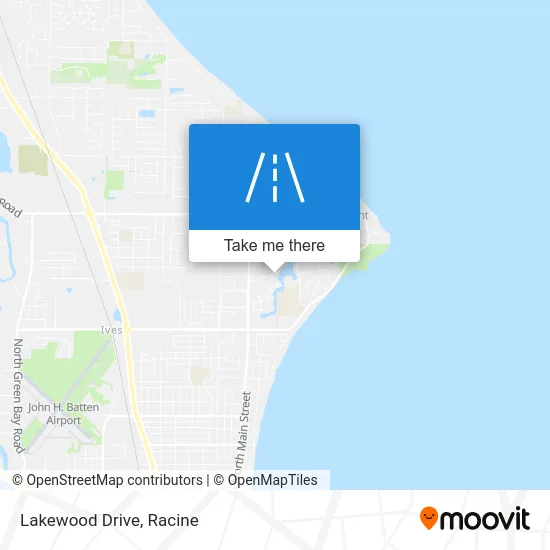 Lakewood Drive map