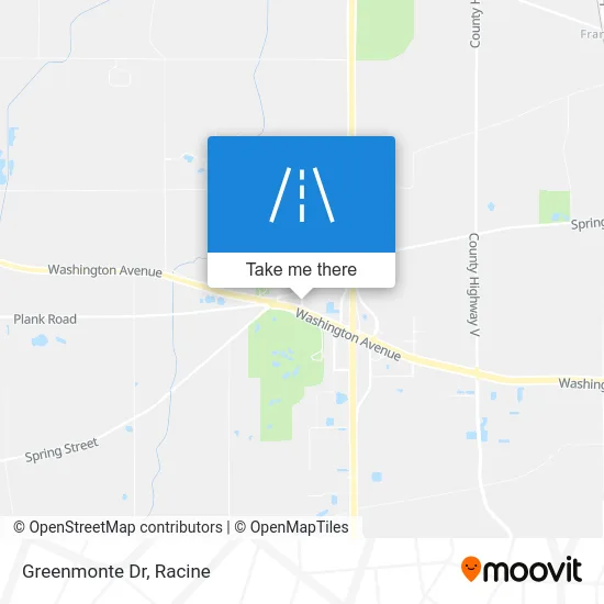 Greenmonte Dr map