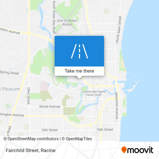 Mapa de Fairchild Street