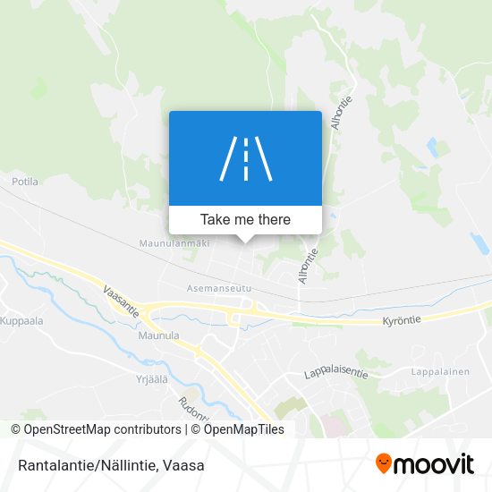 Rantalantie/Nällintie map