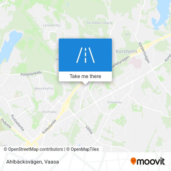 Ahlbäcksvägen map