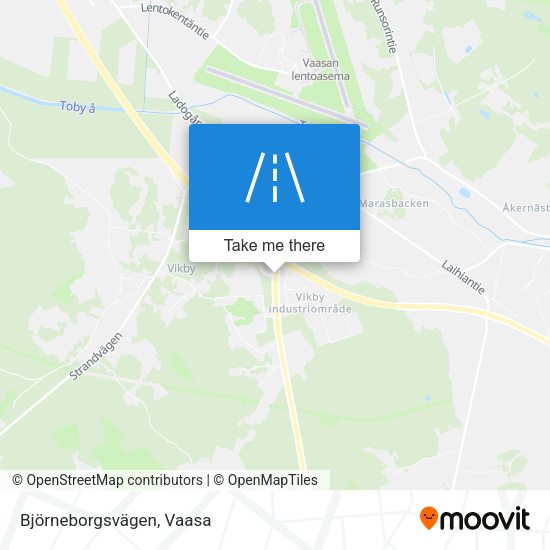 Björneborgsvägen map