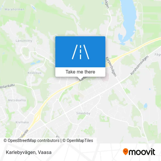 Karlebyvägen map
