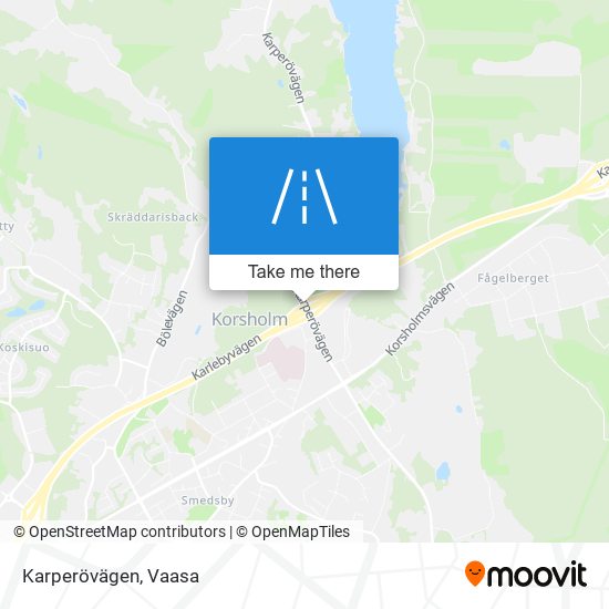 Karperövägen map