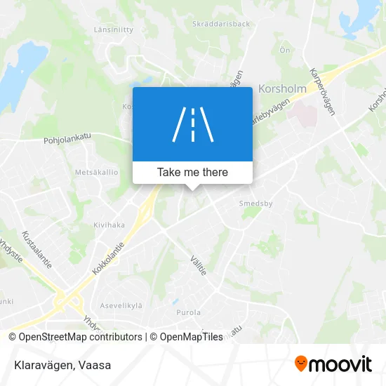 Klaravägen map