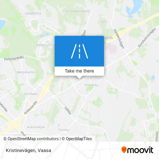 Kristinevägen map