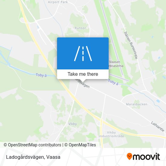 Ladogårdsvägen map