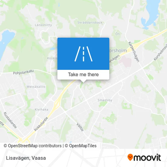 Lisavägen map