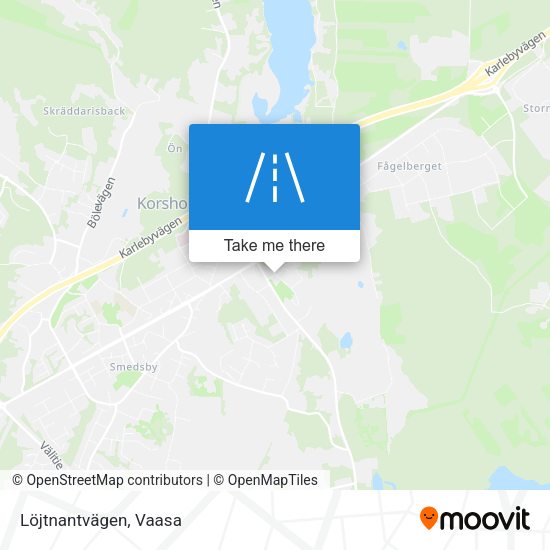 Löjtnantvägen map