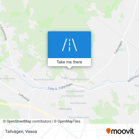 Tallvägen map