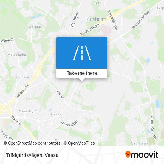 Trädgårdsvägen map