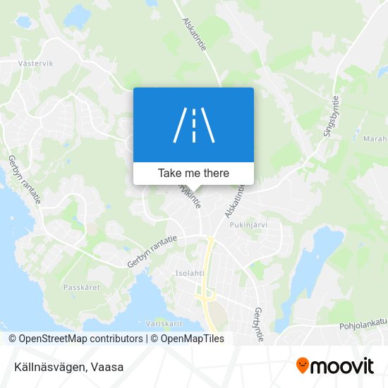 Källnäsvägen map