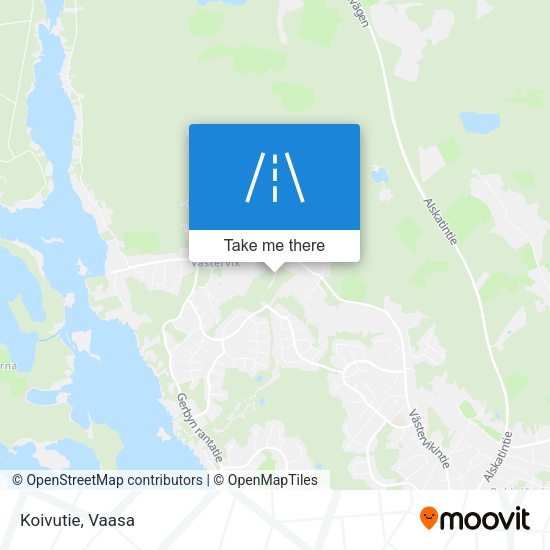 Koivutie map