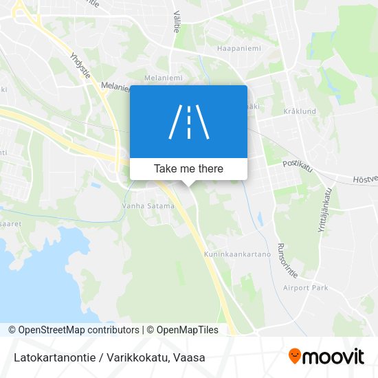 Latokartanontie / Varikkokatu map