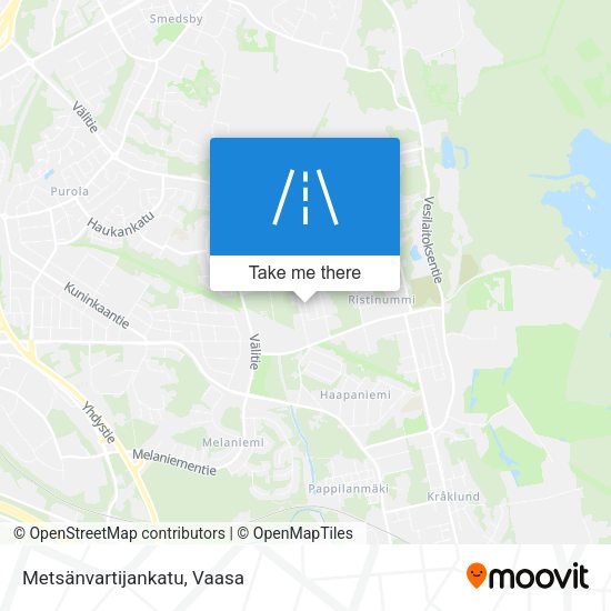 Metsänvartijankatu map