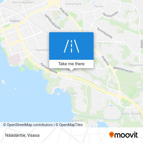 Näädäntie map