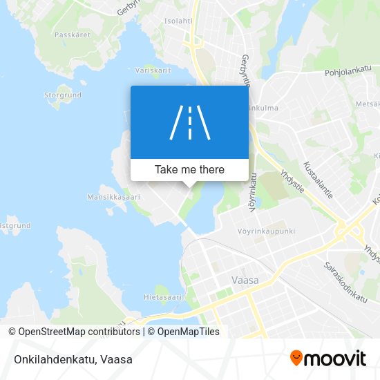 Onkilahdenkatu map