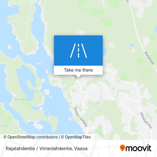 Rajalahdentie / Virranlahdentie map