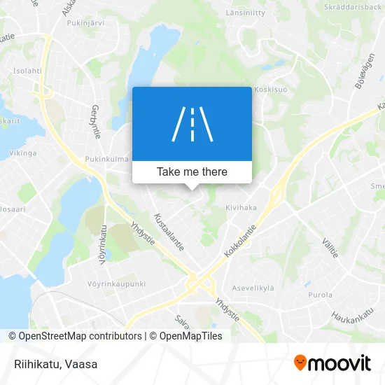 Riihikatu Street map