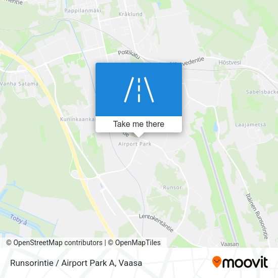 Runsorintie / Airport Park A map
