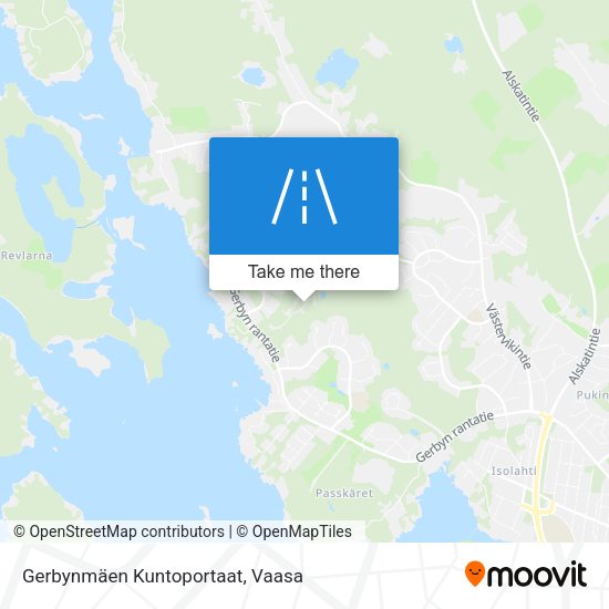 Gerbynmäen Kuntoportaat map