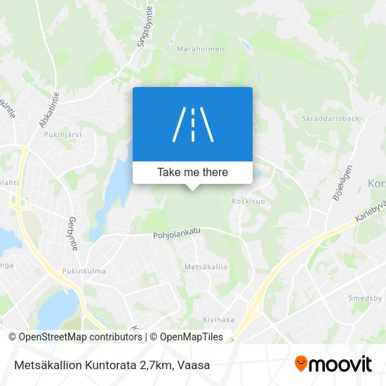 Metsäkallion Kuntorata 2,7km map