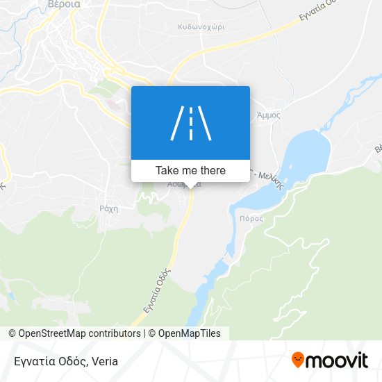 Εγνατία Οδός map