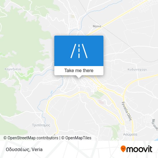 Οδυσσέως map