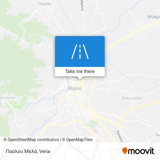 Παύλου Μελά map