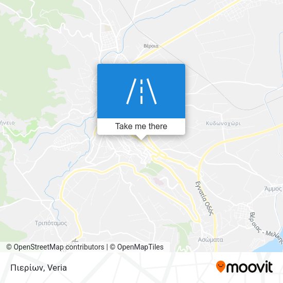 Πιερίων map